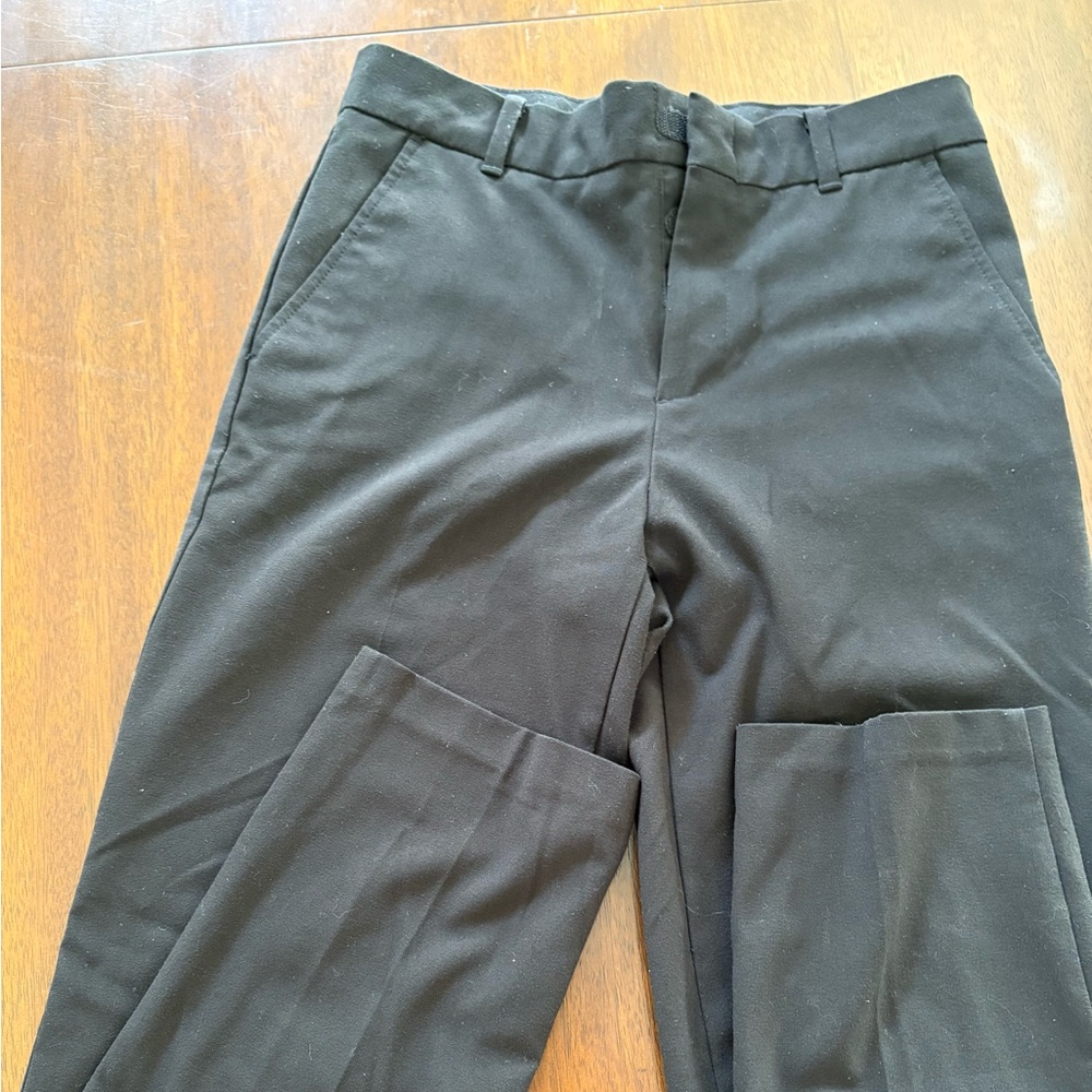 Boys black dress pants